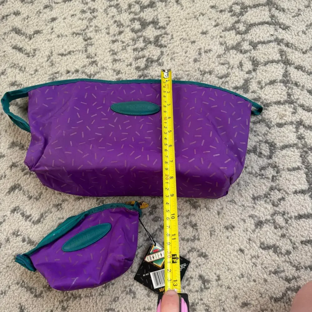 Vtg 1993 NWT Rubbermaid 5 piece cosmetic bag set